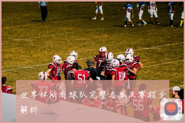 世界杯所有球队完整名单及赛程全解析